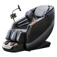 Fauteuil de massage zéro gravité corps entier, fauteuil de soin corporel, fauteuil inclinable Shiatsu à commande vocale, fauteuil de massage 4D SL Track