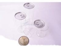 Lata de plástico transparente desechable, tapa de aluminio para bebidas, té de burbujas, café helado, batidos, ensalada fría, leche, jugo de Chocolate - Product Image 3