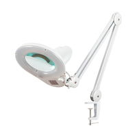SAA Beauty Salon Lash Extension Nail 1.75x 2.25x 5Diopter 5 Diopter Clamp on LED Smart Magnifier Magnifying Glass Light Lamp