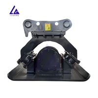 Compacteur hydraulique haute performance Ligong pour excavatrices de 1 à 50 tonnes, force de vibration stable pour fondations, sols, routes, fossés et terrains