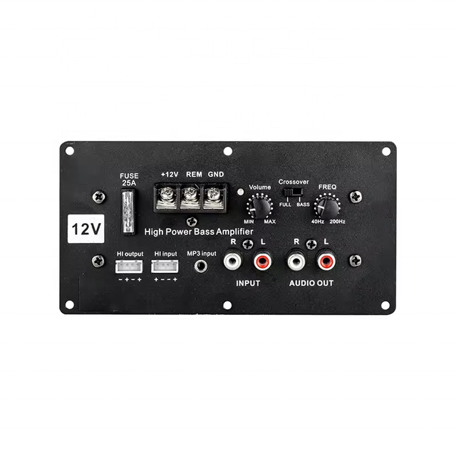PA-50A 24V 220V Subwoofer HI-FI Bass Power Amp Car Digital BT Player High Power Bass Amplifier Board 8-12inches Amplifier Board