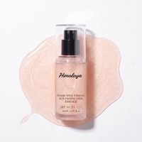 Sérum solaire à la vitamine en marque privée SPF50, éclaircissant, correcteur de taches brunes, sérum solaire à la vitamine végétalien