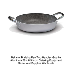 Granite-Coated Aluminum Shallow Casserole <b>Pan</b> with 2 <b>Handles</b> Ø 28 cm H 6.5 cm Ballarini - Product Image 2