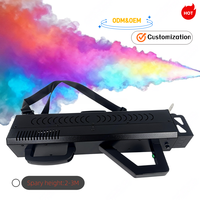 Machine à fumée multicolore 1500W en métal, à commande manuelle et à distance, pour fumer le poisson et la viande, avec fonction bulles