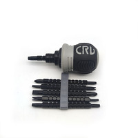 Outils de réparation en acier CR-V multifonctionnels, embouts multiples PH2 Torx, tête à couple, jeu de tournevis magnétique réglable à cliquet 12 en 1