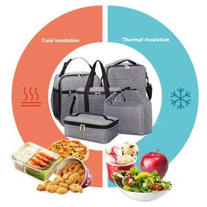 Bolsa de almuerzo impermeable de papel de aluminio de alta calidad con logotipo personalizado, diseño de moda, oficina, escuela, carta de refrigeración térmica al aire libre ISO9001 - Product Image 5