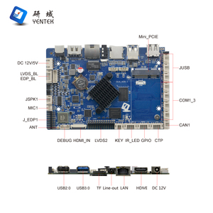 Carte mère Android pour contrôle industriel de robots, Rockchip RK3568B2 Quad Core, LPDDR4 4G, EMMC 32G, TF, WIFI, BT, MIPI, EDP, LVDS, HD, IA - Product Image 5