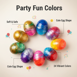 Slime Egg-Shaped Slime Kit Non-Toxic Soft Sensory Play Educational DIY <b>Craft</b> Party Favors Easter Gifts 4 Colors Slime <b>for</b> <b>Kids</b> - Product Image 4