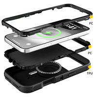 Funda Resistente a Impactos CHAOYIDIAN 3 en 1 para iPhone 17 Pro Max, Air 15, 14, 13, 16 Plus, Compatible con Carga Inalámbrica