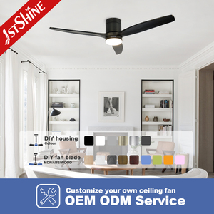 Ventilador de Techo 1stshine Decorativo para el Hogar, 3 Aspas de Madera, Ventilador de Techo con Inversor DC, Luz y Control Remoto - Product Image 4