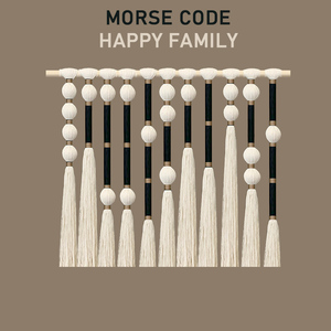 Thủ công Boho độc đáo trên giường nghệ thuật trang trí tấm thảm <span class=keywords><strong>macrame</strong></span> treo tường trang trí nghệ thuật treo tường cho phòng khách phòng ngủ - Product Image 2