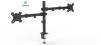Support mural articulé pour moniteur Ergofirst, robuste, en acier, 8 kg, VESA 90, inclinable, noir, 13-32 pouces