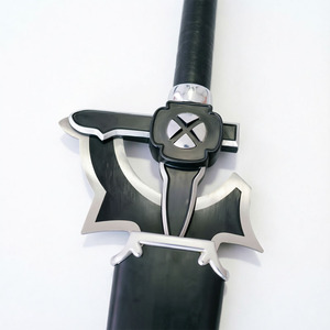 <span class=keywords><strong>Épée</strong></span> Elucidator de <span class=keywords><strong>Kirito</strong></span>, accessoire de cosplay non affûté, lame noire avec fourreau noir pour exposition - Product Image 4