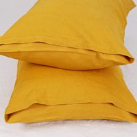 Ensemble de draps en lin 100% moderne, 600 fils, coton égyptien à fibres longues, doux, 4 pièces, taille complète, poche profonde de 17 pouces, lisse, jusqu'à...