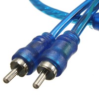 Adaptateur de câble audio pour voiture, 2 RCA femelles vers 1 RCA mâle, connecteur de câble, système audio de voiture, caisson de basses, haut-parleur portable