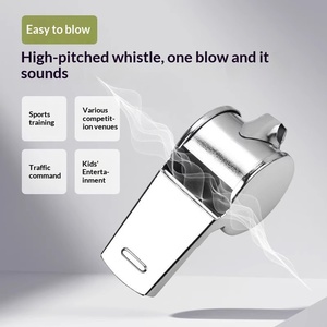 Silbato de Acero Inoxidable de Alto Volumen, Silbato Ultra Fuerte para Árbitros Deportivos, Silbato de Supervivencia para Uso en Exteriores, Fabricante Mayorista - Product Image 1