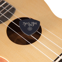 Usine de BP-P-1YG personnalisable OEM coloré cuir guitare médiators pour ukulélé Instruments de musique et accessoires