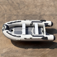 Bateau gonflable de 3,3 m avec certificat CE, bateau en caoutchouc gonflable avec tapis antidérapant en EVA, vente en gros