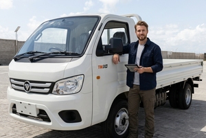 Foton Xiangling <span class=keywords><strong>M</strong></span> TM3 4x2 Camion Leggero con Cabina Singola e Pianale per Trasporto Merci Leggere - Product Image 3