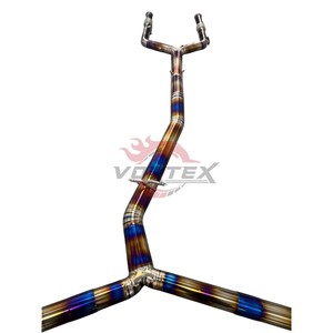 Sistema de escape Valvetronic de aleación de titanio Vortex para Benz C43 AMG W205 2016-2023, kit de montaje directo OEM. - Product Image 2