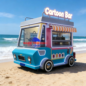 2026 Mobile <b>Ice</b> Cream Shop Truck Trailer Travel Accessories <b>Ice</b> Cream Food Trailer Refrigerated Food Truck - Product Image 2