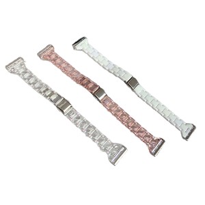 Correa de Reloj de Resina de Lujo <span class=keywords><strong>para</strong></span> Samsung Galaxy Fit 3 Slim, Correa de Repuesto Colorida <span class=keywords><strong>para</strong></span> IWatch Series 10 9SE, Brazalete con Cristales Brillantes - Product Image 1
