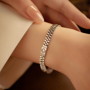Pulsera de Plata de Ley 925 con Circonita para Mujer, Elegante Joyería de Moda, Regalo - Product Image 6