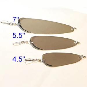 Cuillères de <span class=keywords><strong>pêche</strong></span> artificielles rigides de 4,5, 5,5 et 7 pouces, vierges, <span class=keywords><strong>pour</strong></span> <span class=keywords><strong>la</strong></span> <span class=keywords><strong>pêche</strong></span> <span class=keywords><strong>à</strong></span> <span class=keywords><strong>la</strong></span> traîne, avec émerillon, <span class=keywords><strong>pour</strong></span> eau douce - Product Image 1