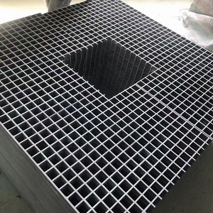 Haoyang Fiberglass Grating 25x25 38x38 50x50 Customizable For Car Wash Tree Pit Livestock Photovoltaic Walkway - Product Image 2