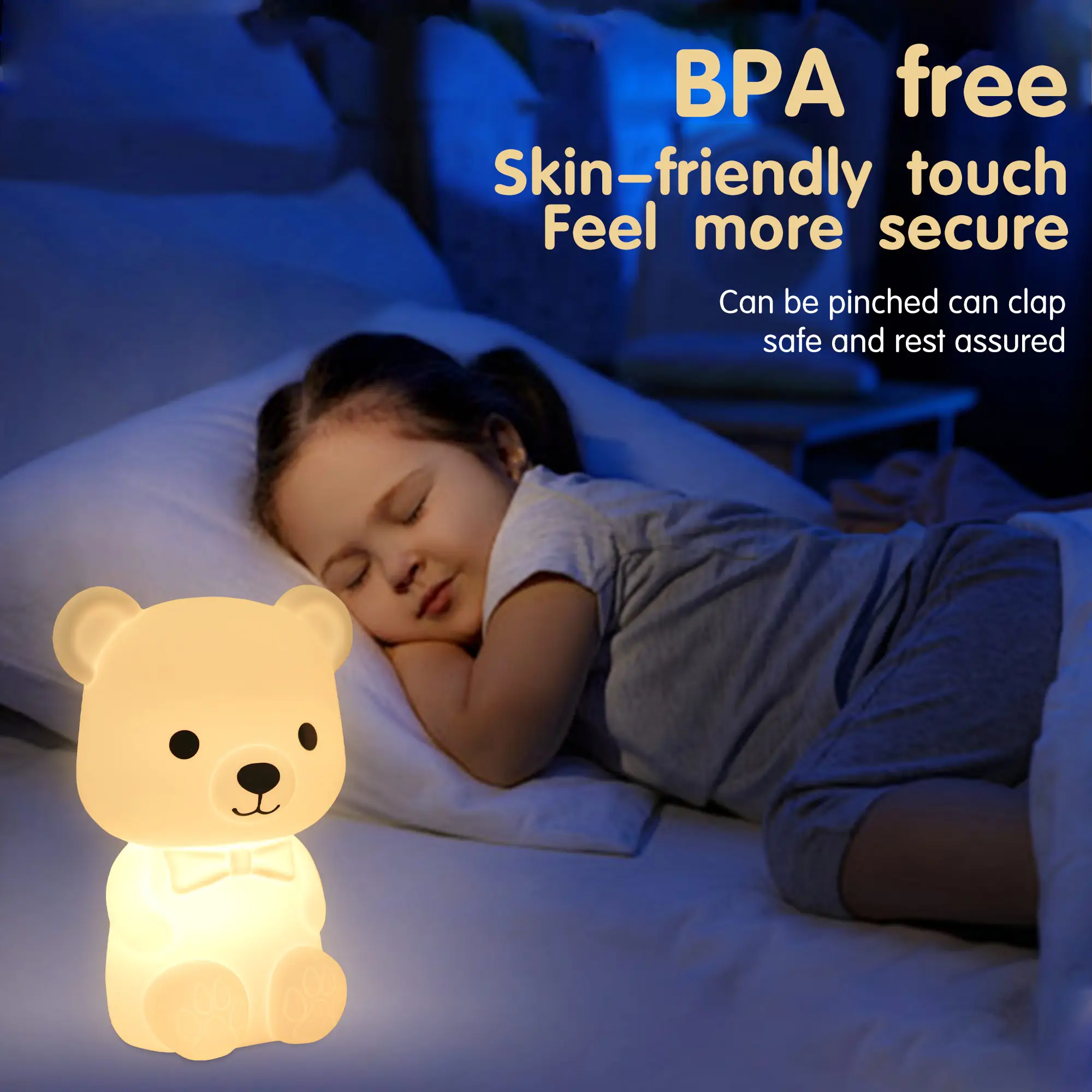Alta calidad, venta al por mayor, recién llegado, relajación para dormir, ayuda para dormir, luz nocturna para niños con animales 3D