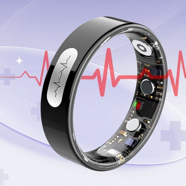 Cross-Border Smart Ring H10 ECG Heart Rate Blood Oxygen Body Temperature Measurement Sleep Exercise 5-Day Battery Life