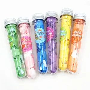 Wholesale Portable Hotel Travel Supplies Mini Plastic Tube Packing Soap Flower Scented Slice Paper Soap For Body Care