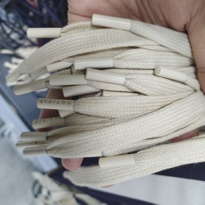 CQ Custom <strong>Flat</strong> Printing Logo <strong>Drawstring</strong> for Garment 100% Polyester with Braided and Tipped Finishing Elastic <strong>Cord</strong>/Rope for Bags - Product Image 6