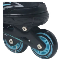 Patins à roulettes Jun Ran légers, imperméables, pour activités de plein air, réglables, pour enfants et adultes, roulements Abec-7, châssis en aluminium, 64/70*22mm, roues en PU