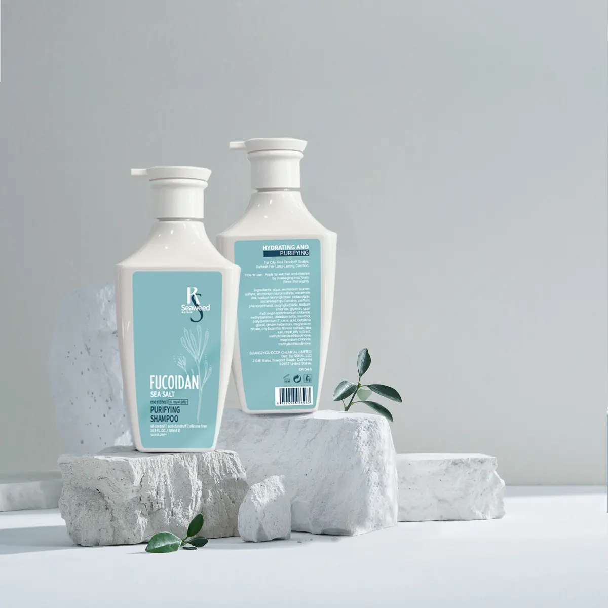 100% Formule Private Label Voedende Hydraterende Olie Controle Behandeling Haarverzorging Zee Zout Shampoo