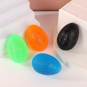 ハンドマッサージトレーナースクイズおもちゃ用スクイズボールシリコンフィンガーグリップ強化ボールフィットネスパワーセラピーストレスボール - Product Image 3