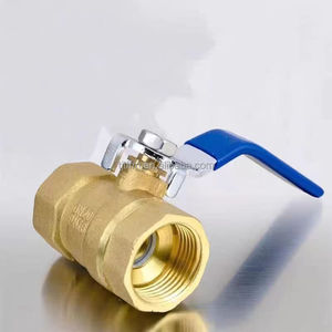 Nước Khí Brass Bóng Van Màu Vàng Dài Xử Lý Bóng Van Tường Gắn Kết Đồng Bóng Van Với Nữ Chủ Đề - Product Image 3