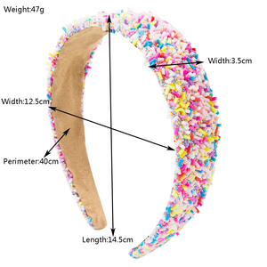 Nuevo Diadema de aleación con borde ancho en colores pastel para mujer, para lavarse la cara, con lazo, estilo dulce y temperamento de chica moderna - Product Image 2