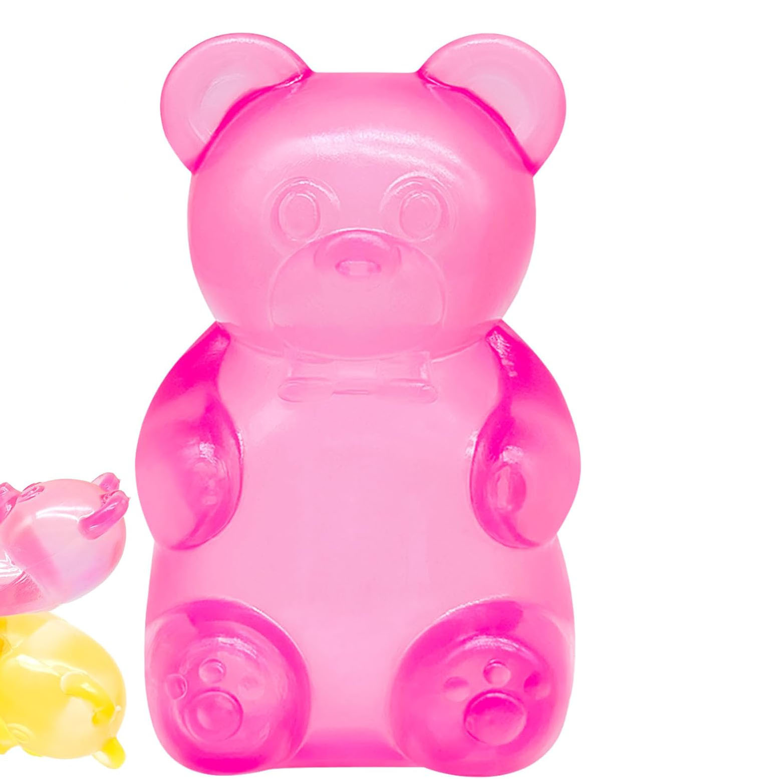 Boîte d'emballage ours 8cm, couleurs assorties, sans logo.