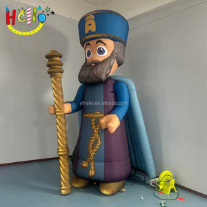 Ballon gonflable humain extérieur, modèle de vieil homme gonflable personnalisé, dessins d'art de bande dessinée pour la publicité - Product Image 3