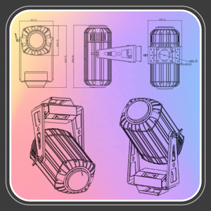 Наружный рекламный проектор с логотипом 600 Вт, светодиодный проектор gobo light - Product Image 5