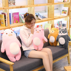 Vente en gros Peluche de 50cm unisexe, animal doux et écologique certifié EN71, jouet pour bébé poupée, marque QF pour la photographie et la décoration - Product Image 6