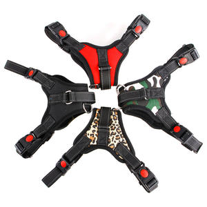 <span class=keywords><strong>Harness</strong></span> Anjing Mewah, Tali Kekang Anjing Reflektif Tugas Berat Tidak Ditarik Lembut untuk Anjing Kecil Besar - Product Image 2