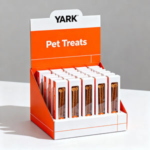 Boîtes d'affichage en carton ondulé personnalisées en gros, boîtes d'affichage de vente au détail à haute visibilité pour friandises pour animaux de compagnie et petits articles - Product Image 1