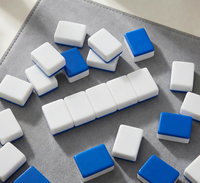 Tuiles de Mahjong Américaines Modernes Personnalisées en Acrylique de Luxe Écologiques et Durables pour Diverses Couleurs et Styles – Divertissement Portable