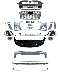 Kit de Conversión Completo Auron 2025 para Audi A8, Parrilla Delantera, Parachoques Trasero, Material PP, Estilo Cielo Estrellado 2019-2022 - Product Image 3