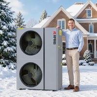 Bomba de Calor Aire-Agua EVI con Inversor DC R32 de 21.5kW, Calefacción Hidrónica, Refrigeración, ACS 3 en 1, WiFi, OEM, Bomba de Calor Doméstica