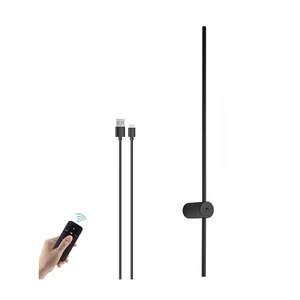 Có thể sạc lại 3 wát LED tường sconces với điều khiển từ xa pin hoạt động 360 ° xoay cho phòng khách hành lang phòng ngủ - Product Image 4