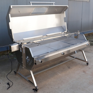<span class=keywords><strong>Horno</strong></span> Rotatorio Automático <span class=keywords><strong>de</strong></span> Acero Inoxidable <span class=keywords><strong>de</strong></span> Grado Alimenticio Personalizado para Asar Cordero Entero, <span class=keywords><strong>Barbacoa</strong></span> Comercial para Exteriores <span class=keywords><strong>con</strong></span> Certificación CE RoHS OEM - Product Image 2
