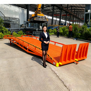 Rampa de muelle de contenedor de carga ajustable móvil hidráulica de 10 toneladas a la venta - Product Image 2